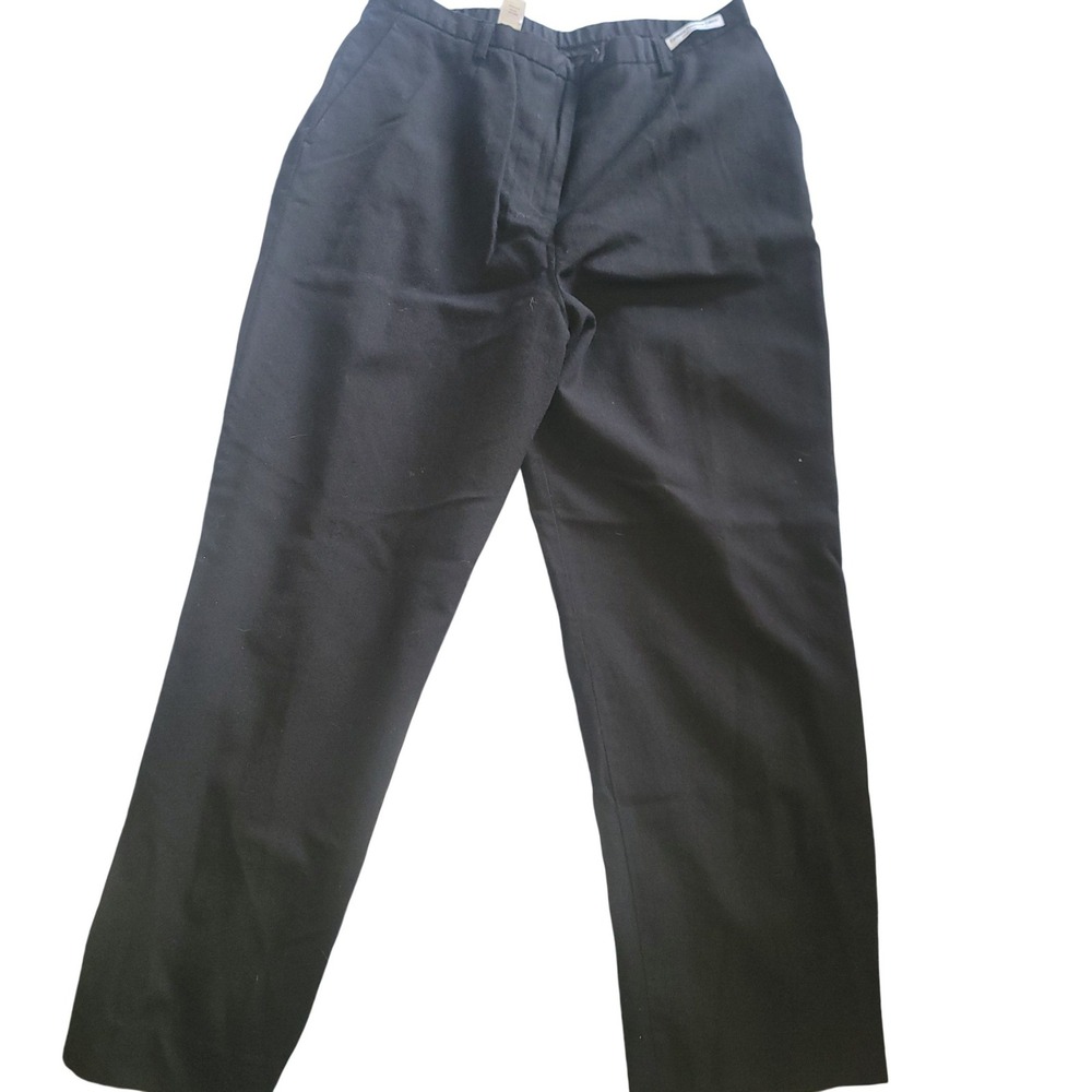 VTG Pendleton Country Clothes Academic Black Wool Trousers‎ Slacks Womens 18 USA